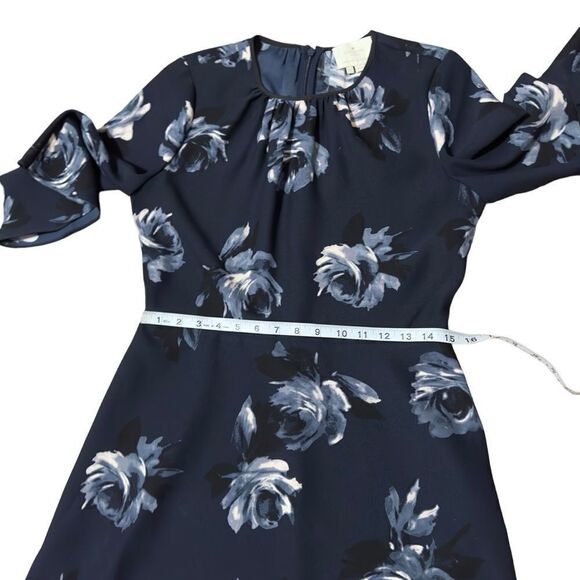 Kate Spade Navy Floral Dress Size 6 - Picture 12 of 14